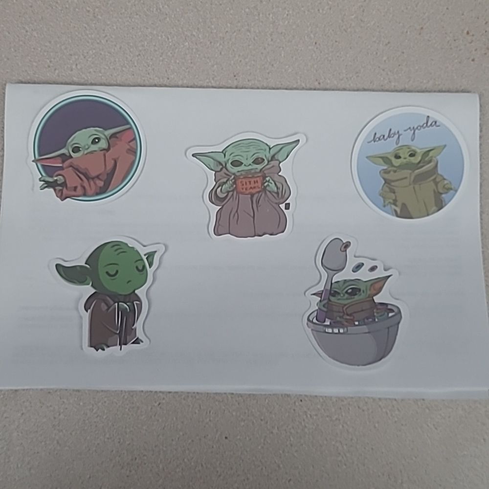 Baby Yoda Stickers Bundle